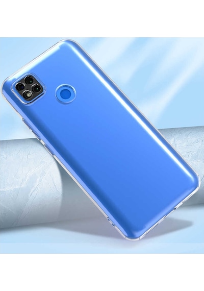 Xiaomi Redmi 9C Kılıf Zore Kamera Korumalı Süper Silikon Kılıf Renksiz