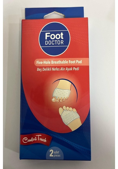 Foot Doctor Beş Delikli Nefes Alır Ayak Pedi 2'li