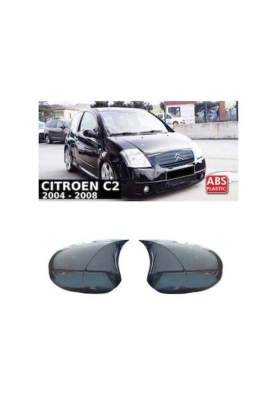 Citroen C2 Batman Yarasa Ayna Kapağı Piona Black Abs 2004-2008