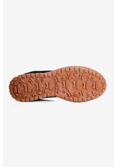 Mubiano Kadın Süet Sneaker Çiçek Aksesuarlı Günlük Spor Ayakkabı Nira Siyah