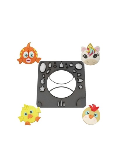 Yüz Yapma Kalıbı Patchwork Plastik