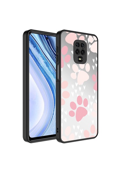 Xiaomi Redmi Note 9s Kılıf Aynalı Desenli Kamera Korumalı Parlak Zore Mirror Kapak Pati