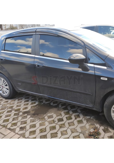 S-dizayn Fiat Punto Abs Plastik Yan Kapı Çıtası 2010-2018 A+ Kalite