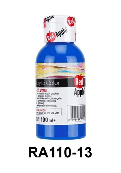 Red Apple Akrilik Boya Seti - 100ml Şişe 21 Renk Seçeneği Diğer
