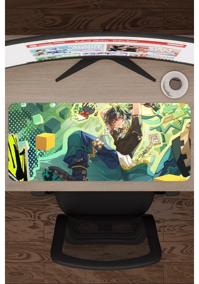 Kinich Genshin Impact Anime Gacha V3 - 70x30 Xl Gaming Mouse Pad Fare Altlığı