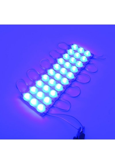 Ahmet Otomotiv Parmak Lamba Seti 3 Ledli Soft Mavi Renk 24v