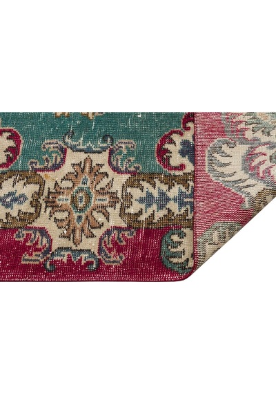 El Dokuma Vintage Eskitme Halı 170 X 265 Cm 9256