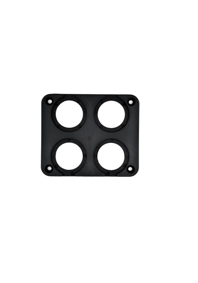Motoraid 4 Yuvarlak Delikli Pano Montaj Port Plastik Yuva Çakmak Usb Panel