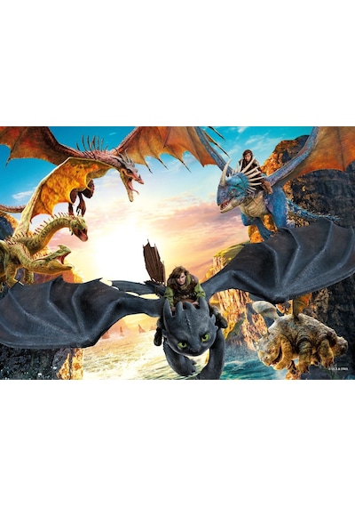 Ks Games 100 Parçalık How To Train Your Dragon Erkek Çocuk Puzzle - Hd714