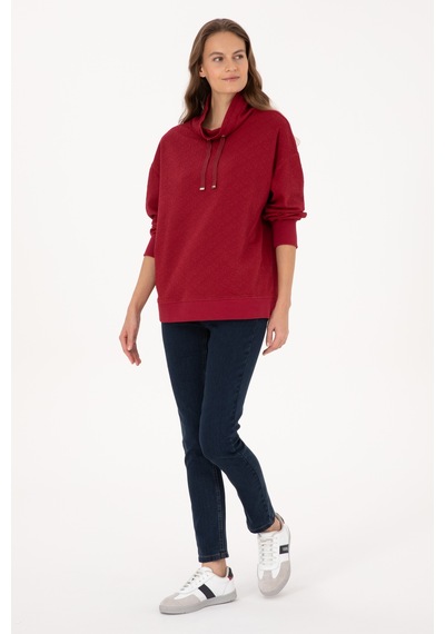 U.s. Polo Assn. Kadın Bordo Sweatshirt 50309077-vr014 Bordo