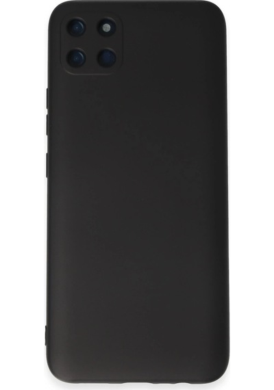 Gld-spt- Newface Realme C11 Kılıf Nano İçi Kadife Silikon - Siyah