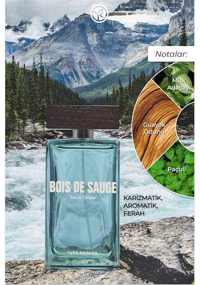 Yves Rocher Bois de Sauge Erkek Parfüm EDT 100 ML