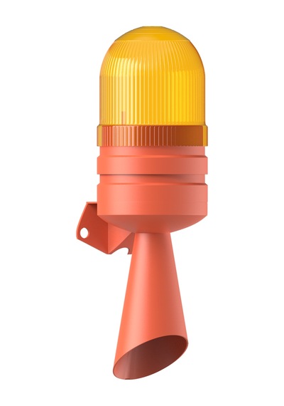 Mesan Xenon Çakar 2 Ses Borulu Elektronik Siren Turuncu 220vac Ms 5811.3.220vac