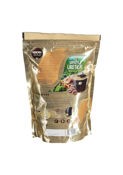 Nescafe Gold Kahve Poşet 200 Gr X 4 Adet Çözünebilir