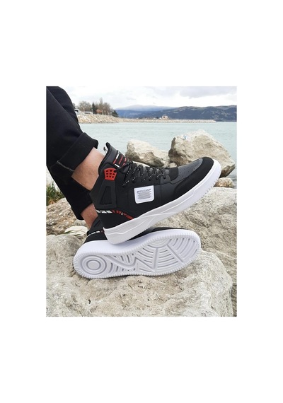 Dunlop 2238 Siyah-kırmızı, Fuspetli Ortapedik Boğazlı