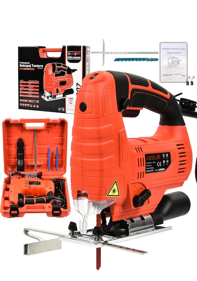 Assur ASR807 800W Elektrikli Dekupaj Testere Kırmızı