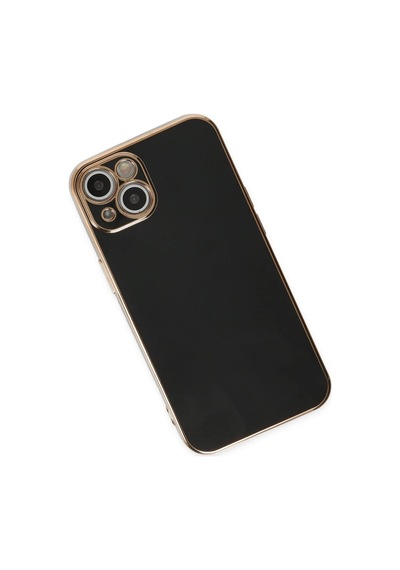 Apple Uyumlu iPhone 14 Kılıf Volet Silikon - Siyah 0.2M-Çok Renkli