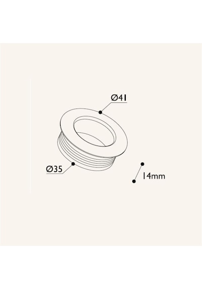Gürçayhırdavat Gömme Kulp Çap 35Mm