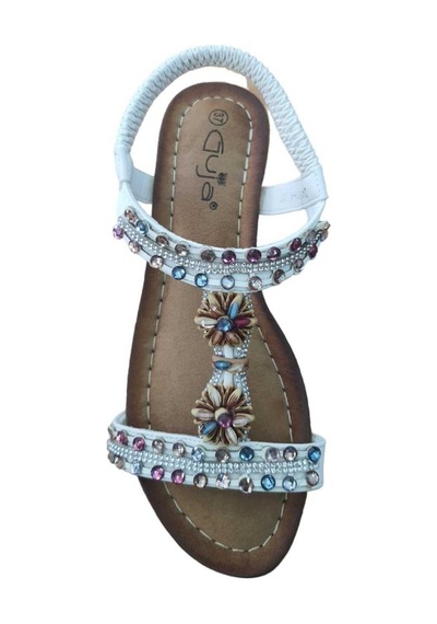 Guja 24y151-4 Kadın Sandalet Beyaz