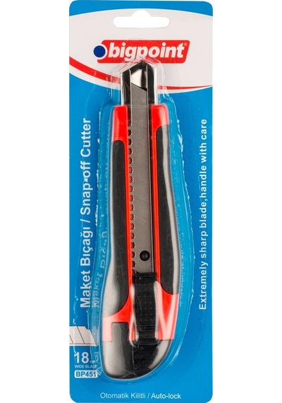 Bigpoint Maket Bıçağı Geniş Soft 2 Yedekli X 12 Blister