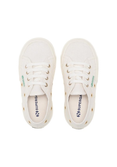 Superga 2750 Kids Embroidery Linen Sunflower Çocuk Unisex Beyaz Bileksiz Sneaker Beyaz-168 Superga 2750 Kids Embroidery Linen Sunflower Çocuk Unisex Beyaz Bileksiz Sneaker Beyaz-168