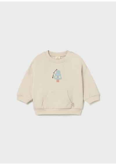Mayoral Yenidoğan Bebek Sweatshirt Bej