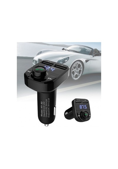 Carx9 Bluetooth Araç Kiti Fm Transmitter Çift Usb Çıkışlı