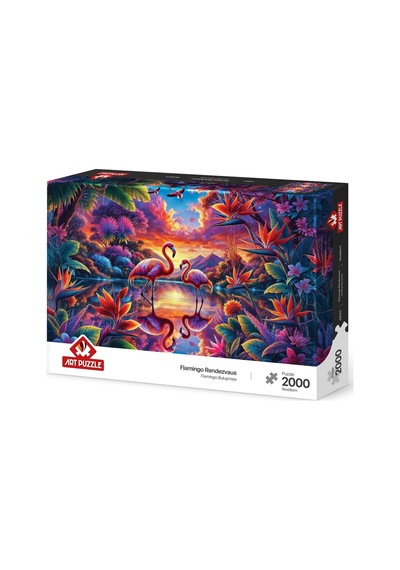 Art Puzzle Flamingo Buluşması 2000 Parça Puzzle