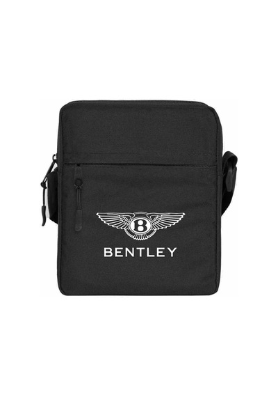 Bentley Logo 2 Siyah Omuz Çantası