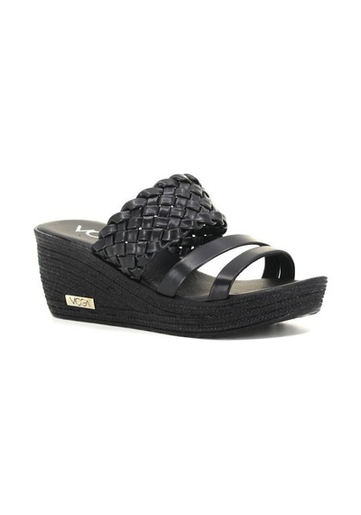 Voga 2026 Dolgu Topuk Comfort Casual Kadın Terliği 001