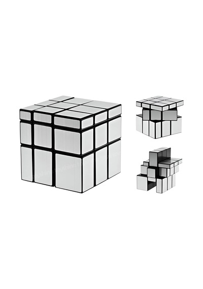 3x3x3 Gümüş Ayna Sihirli Hız Küpü Hızlı Stres Buster Beyin Fırtınası Çocuklar Ve Yetişkinler İç Standart