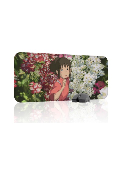 Spirited Away Kaymaz Dikişli Kauçuk Oyuncu Mousepad V1 - 70x30 Xl Gaming Mouse Pad Fare Altlığı