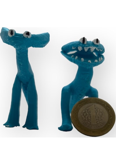 Rainbow Friends Cyan Monster Oyuncak Cam Göbeği