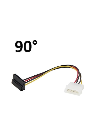 90° Sata Power Kablo-Sata Güç Kablosu-Harddisk Dvd Elektrik Kablo