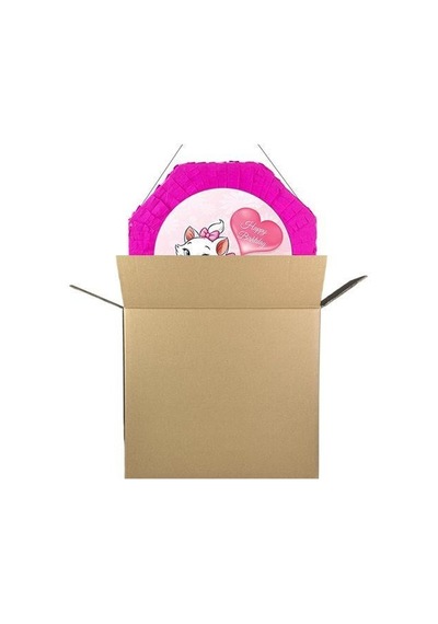 Pinyata Pembe Kedi Pinyata 42 Cm + Sopası Doğum Günü Eğlencesi Diğer