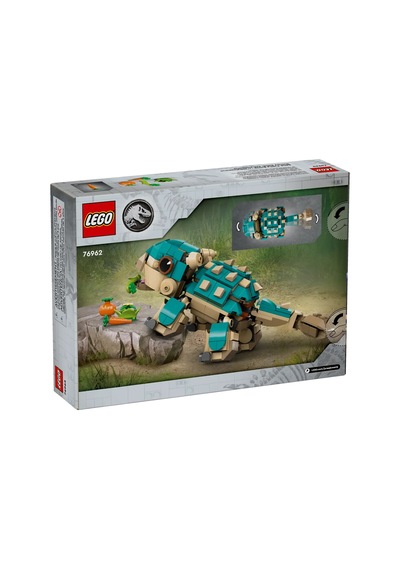 LEGO® Jurassic World Yavru Bumpy: Ankylosaurus 76962 - 7 Yaş ve Üzeri Kretase Kampı Hayranları için Yaratıcı Oyuncak Yapım Seti (358P) LEGO® Jurassic World Yavru Bumpy: Ankylosaurus 76962 - 7 Yaş ve Üzeri Kretase Kampı Hayranları için Yaratıcı Oyuncak Yapım Seti (358P)