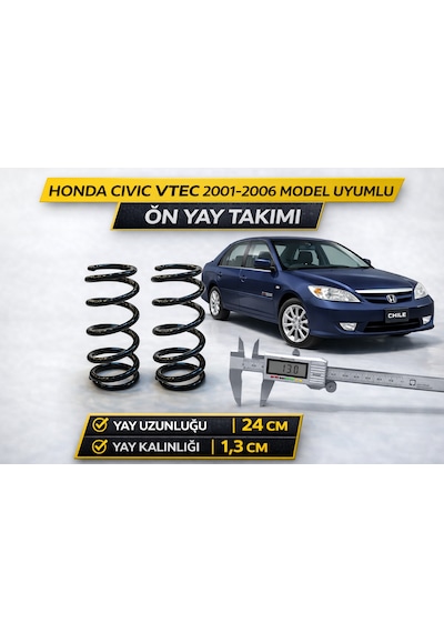 Honda Civic Vtec 2001 2006 Model Uyumlu Ön Yay Takımı 0