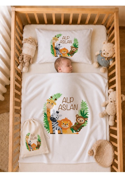 Pia Baby Erkek Bebek İsimli Hastane Çıkışı 6 Parça Tulum Şapka Eldiven %100 Pamuk Hediye Seti 2006tybk0x Krem