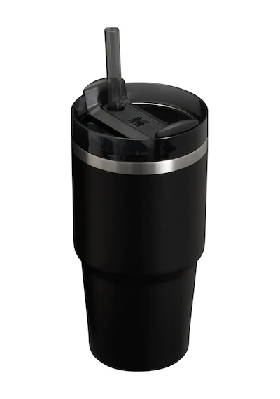 Stanley Quencher H2.o Flowstate Tumbler Siyah Pipetli Termos 0.6l Siyah