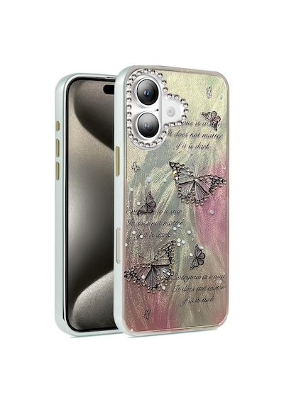 Apple iPhone Uyumlu 16 Kılıf Blade Aynalı Desenli Kapak - Desen 6 Bzsxx00 1