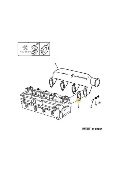 Emme Manifold S2800 Conta Peugeot 0348.n5
