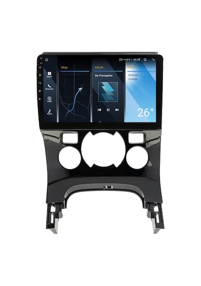 Peugeot 3008 Android Multimedya Sistemi 2009-2016 Crv-4070xa Dijital Klima 10"