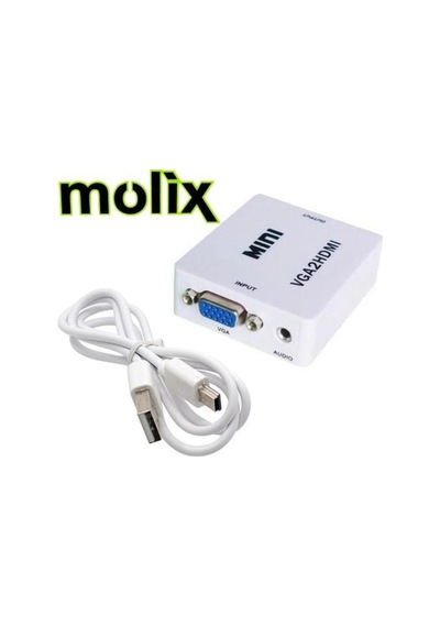 Molix Vga To Hdmi Çevirici Dönüştürücü Adaptör (500006943)