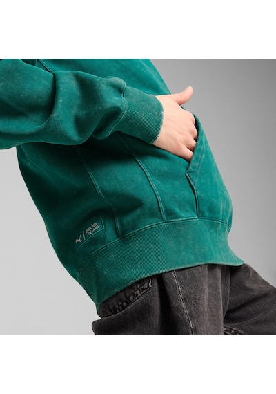 Puma X Squid Game Erkek Yeşil Sweatshirt Düz 627427 Yeşil