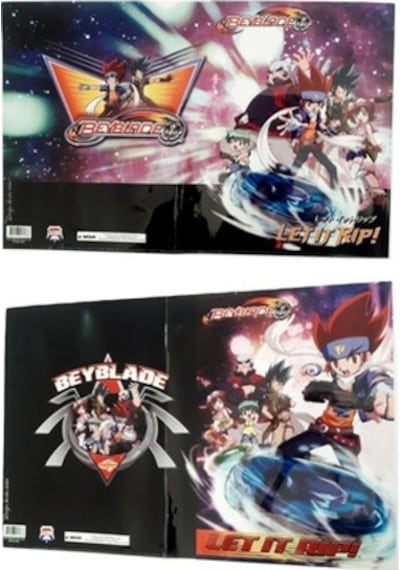 Beyblade Hazır Kaplık A-4 Defter 5 Li