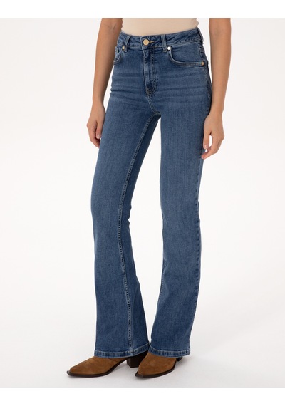 Pierre Cardin Kadın Mavi Pantolon Jean 50318242-vr036 Mavi