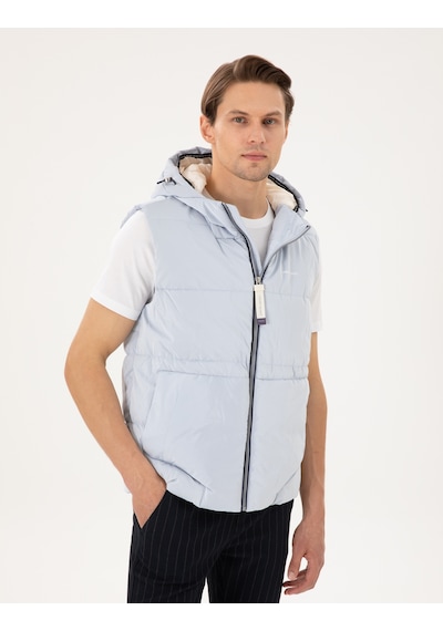 Pierre Cardin Erkek Açık Mavi Mont Yelek 50293233-vr003