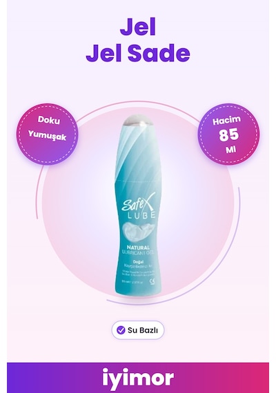 Kayganlaştırıcı Jel Sade 85 Ml İyimor