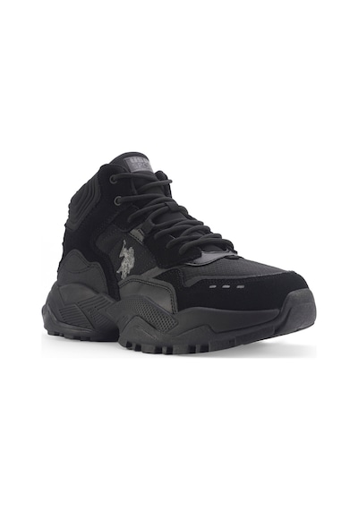 U.s. Polo Assn. Yota Hı 4pr Siyah Erkek High Sneaker 000000000101886754 Siyah-sıyah Siyah