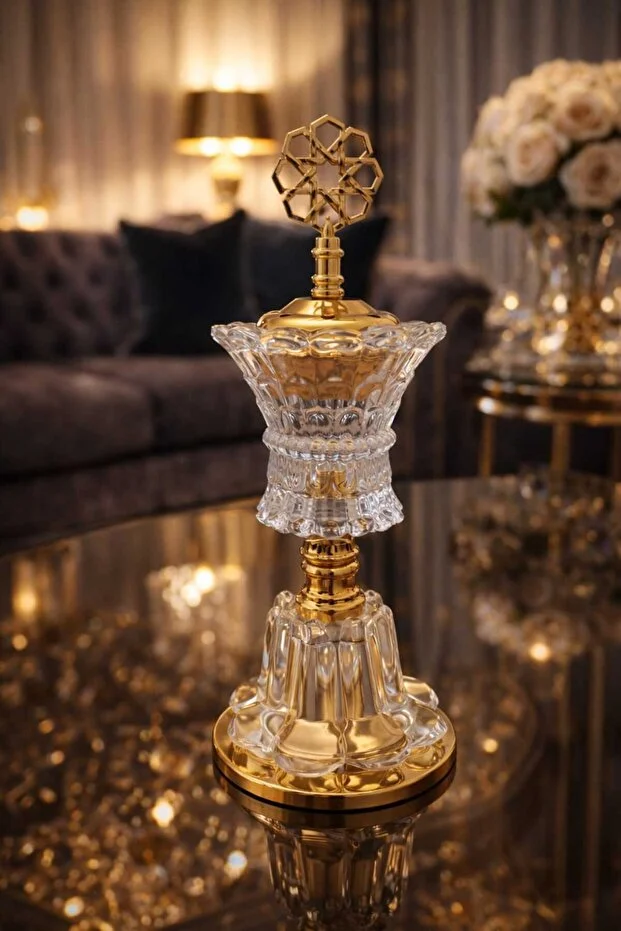 Banum Luxury Lux Cam Ve Çelik Tütsülük